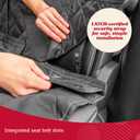 Lusso Gear Dog Car Seat Cover - Waterproof Non-Slip Car Back Seat Protector - Rear Car Seat Cover for Dogs - Universal Fit for Sedans Trucks SUVs - Scratchproof Backseat Car Cover - Machine Washable