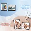 WIFTREY Black 8x10 Picture Frame Set of 18, Multi Photo Frames 8 by 10 Bulk for Wall Hanging or Tabletop Display