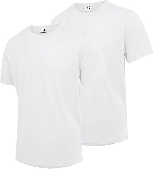 Mens T-Shirts Multi Pack Crewneck Cotton Tee Short Sleeve Classic Pullover Basic Summer Tops (Small)