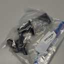 Kwikset Henley Interior Passage Door Handle, Lever For Closet and Hallway Doors, Reversible Non-Locking Handle Lever, Matte Black, with Microban Protection