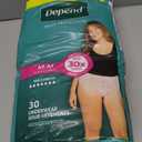 Depend Fresh Protection Adult Diapers, Incontinence & Postpartum Bladder Leak Underwear for Women, Disposable, Maximum, Medium, Blush, 30 Count