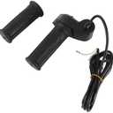 Electric Grip, 1 Pair Throttle Grip Handlebar with LED Display Screen for Cars Scooter