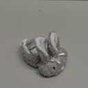 Stephan Baby Shaggy Plush Bunnie Comfort Toy and Boo Cube, Cream