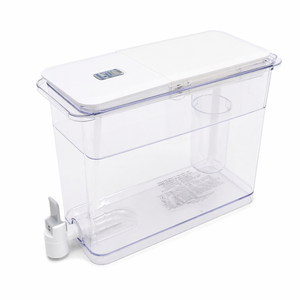 Brita UltraMax Large Water Dispenser with 1 BritaPlus Filter, 27 Cup, White