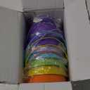 Small Metal Buckets with Handle, 6 Pack 4.3 inch Colored Galvanized Bucket for Kids,Classroom,Crafts,and Party Favors (Multi-Colored, 4.3" Top)