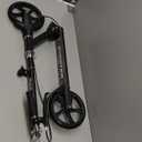 Scooters for Kids 8-12, Teens & Adults - Load 240 LBS, 8-Inch Wheels, Kick Scooter with Shock Absorption System, Hand Brake & Bell, 4 Adjustable Height Levels, Perfect for School, Commuting or Park (Black)