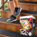 Outdoor Stair Treads Non Slip 30" x 8" - 8-Pack Weather Resistant Exterior Grip Tape for Wooden Steps - Non Slip Stair Treads - Anti Skid Strips - Waterproof 80-Grit Adhesive Tread