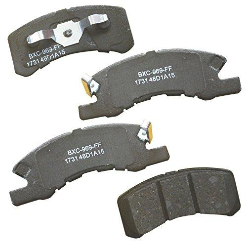 Bendix Premium SBC1731 Ceramic Front Brake Pads for Dodge Attitude 2020-2018, Mitsubishi Mirage 2023-2014, Mirage G4 2023-2017