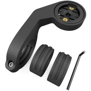 Flush Out-Front Bike Mount for Garmin Edge, Plastic Extended Cycling Handlebar GPS Computer Mount for Edge MTB/1050/1040/1030/1000,840/830/820/810/800,540/530/520/510/500,200/130/25,Explore 2,Touring