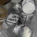 Thenshop 36 Pieces 10 oz Clear Plastic Jars with Lids Empty Containers Wide Mouth Round Jars Storage for Food Lotion Travel Cosmetic