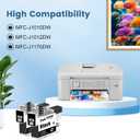 LC401XL Black Ink Cartridges Compatible for Brother MFC-J1010DW, 2 Pack
