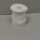 MAYJOYDIY 25 Yards White Corset Boning Casing 3/8inch Underwire Replacement Bra Cover Band Ribbon Nylon Bra Plush Back Casing for Sewing Accessories DIY Wedding Handmade Clothing