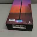 BRINGUX Smart Corner Floor Lamp, RGBICW LED Standing Lamp with App Control, 16 Million Colors with Music Sync, Dimmable Ambient Light for Bedroom, Living Room, Home Decor (Black)