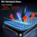 TORRAS OrigArmor for iPhone 17 Pro Max Screen Protector [100% Anti Reflection][3D Full Coverage Fit] Military-Grade Shatterproof 9H+ Tempered Glass Anti-Scratch Screen Protector 17 ProMax 6.9" 1-Pack