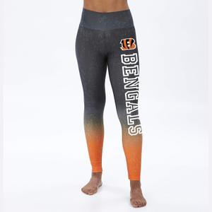Cincinnati Bengals Women's Official NFL Gradient Print Leggings, L