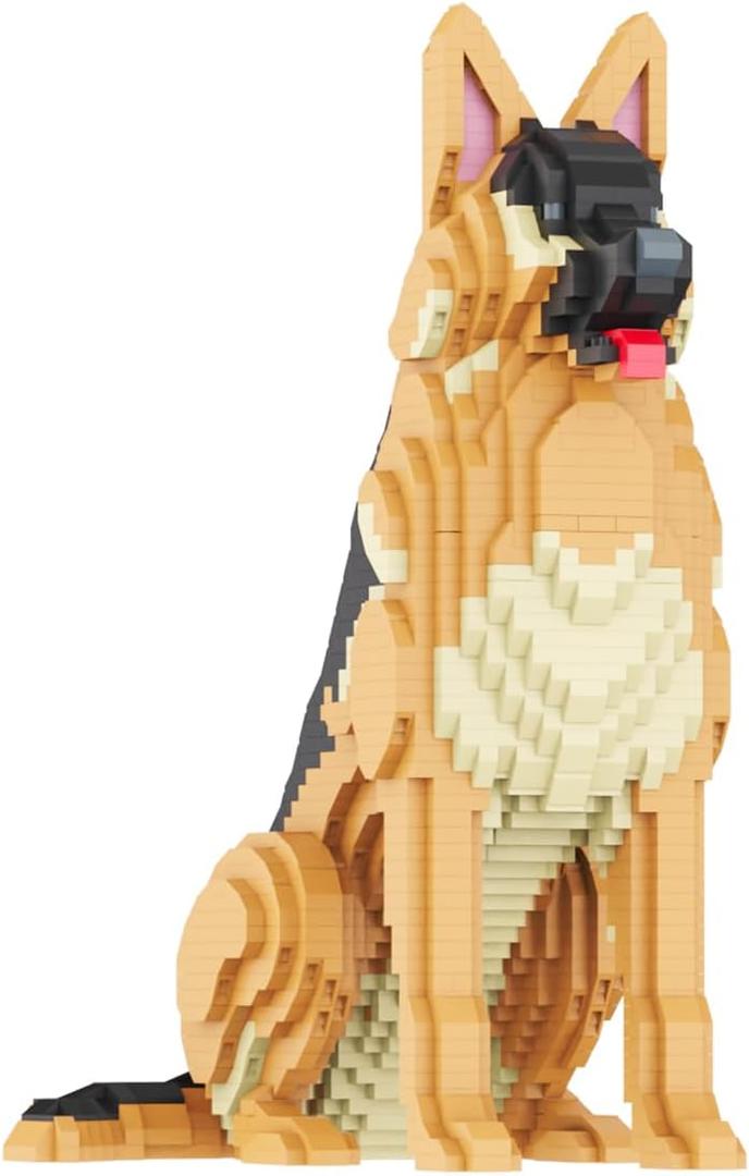 Animal Dog Series German Shepherd Micro Building Blocks Set(2546PCS) Gift for Adults and Kids Animal Dog Series German Shepherd Micro Building Blocks Set(2546PCS) Gift for Adults and Kids