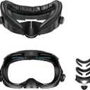 AMVR FC4 Upgraded Face Cover Pad Facial Interface Compatible with Meta/Oculus Quest 3 Accessories, with Knob Adjustable, NOT Compatible with Meta Quest 3S (Better for Halo Head Strap)