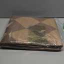 Lahome Checkered Easy Jute Indoor Outdoor Rug, 3x5 Washable Nature Rug for Entryway Living Room Indoor, Farmhouse Non Slip Checkerboard Carpet for Entry Guestroom Deck