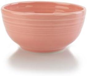 Fiesta® Bistro Coupe Cereal Bowl, 22oz (5.5") – Durable Ceramic, Lead-Free, Dishwasher/Microwave/Oven Safe – Made in USA Dinnerware - Peony
