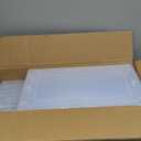 12 Pack Hard Sturdy Thickened Rigid XX Large Shoe Storage Organizer for Closet, Clear Stackable Sneaker Shoe Boxes Rack Containers Display Case Bins with Lids, White