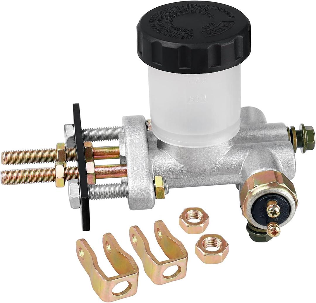 LOCOPOW Go Kart Hydraulic Brake Master Cylinder for 150cc 90cc 110cc 125cc 200cc 250cc Go Kart Buggy Sunl BMS Kandi Roketa Kazuma Kinroad ATV