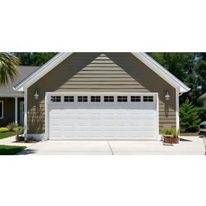 32 Sheets 2 Car Garage Kits Household Easy Installation Magnetic Panels Fake Windows Hardware Decorative (Size 6.14" x 4")