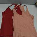 iGENJUN 3 Pack Workout Tops for Women Racerback Basic Tank Summer 2025 Camisole V Neck Slim Fit Ribbed Sleeveless Small