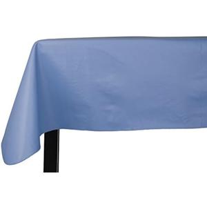Yourtablecloth Heavy Duty Vinyl Rectangle or Square Tablecloth – 6 Gauge Heavy Duty Tablecloth – Flannel Backed – Wipeable Tablecloth, 52 x 70 Sky Blue
