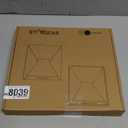 Starlink Mini Case, Mini Protective Cover Liquid Silicone Case for Starlink Satellite Dish, Accessories for Starlink Portable Full Cover Shell with Black Sticker (Black)