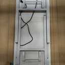 TEMI Small Computer Desk Folding Table - No Assembly, Compact 43.3" Foldable Desk with Power Outlets & USB Charging Port, Portable Small Office Desk, Ideal Mini Study Table for Narrow Spaces, White Ash