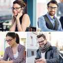 Przene Reading Glasses for Men Women Blue Light Blocking Readers Spring Hinges Lightweight Style Pack (Black,black,demi Brown,demi Brown)