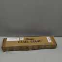 Black Easel Stand for Sign, Heavy Duty Metal Display Easel with Adjustable Chain, 4-Tier Height Art Easel for Painting, Wedding Sign, Posters & Commercial Display