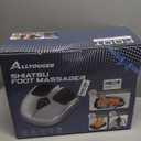 Shiatsu Foot Massager with Heat,Vibration,Air Compression and Deep Kneading for Plantar Fasciitis, Neuropathy, Improve Foot Wellness, Gifts for Women & MenSilver