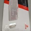 Redragon Updated S101W-1 Programmable Gaming Keyboard and Mouse, RGB Backlit Keyboard Mouse with Software, Independent Macro Record Keys, Value Combo Set, White