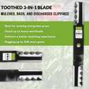 3 Pack Mulching Mower Blades 20.51" Replacement for Kubota K5371-34330 K5371-34340 K5371-99020 60 Inch Deck RCK60B-22BX RCK60B-23BX RCK60D-26BX 0.87" Circle Center Hole