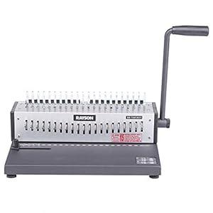 Rayson SD-1501A21 Binding Machine with Combs Set - 21 Hole / 200 Sheets Comb Binder for Punching or Binding