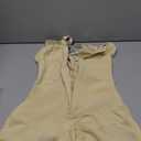 YIANNA Fajas Colombianas Moldeadoras Postpartum Full Body Shapewear for Women Tummy Control Body Shaper Butt Lifter Compression Garment with Zipper Crotch, YA7283-Beige-S