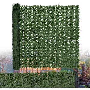 Artificial Ivy Privacy Fence Screen: 60"x 120" (50 Sqft) Anti-Ultraviolet Artificial Hedge Grass Wall, Used for Indoor and Outdoor Green Background, Garden Greening Decoration