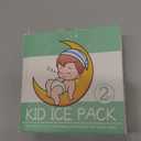 Gel Ice Pack for Injuries 2 Packs Cute Reusable Hot Cold Gel Packs for Fever Pain Relief Wisdom Teeth First Aid and Neck Head Arms Legs Knee Ankle