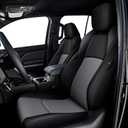 Custom Fit Seat Covers for Toyota 4Runner 2025 2026 | Full Set Faux Leather Car Seats Cover for 4Runner Accessories Black&Gray(5 Seats Model Only)