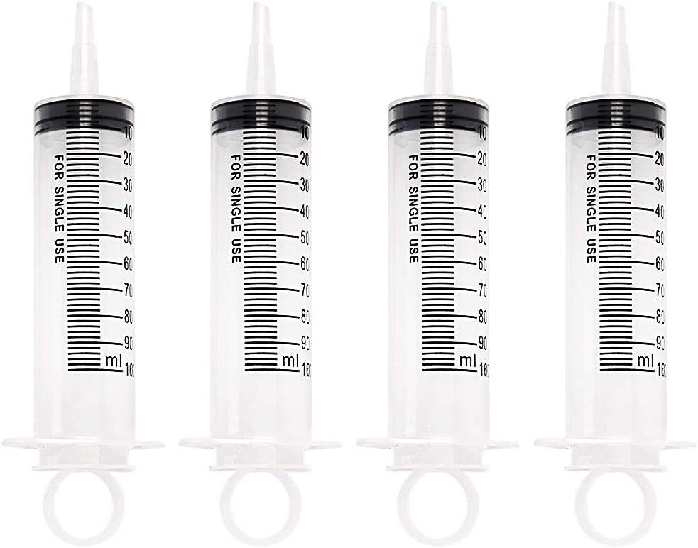 100ml Syringes with Caps (Pack of 4) for Industrial & Scientific