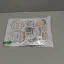 Peacoblue Water Soluble Embroidery Patterns with Color for Beginners, Bible Verses and Flower 4 Sheets with 19pcs Wash Away Embroidery Pattern Stabilizer for Hand Sewing Women Adults