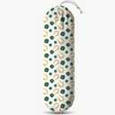 Wall Mount Plastic Bag Holder, Reusable Grocery Sack Organizer, Washable Cotton-Linen Storage, St. Patricks Day Lucky Clover & Horseshoe Pattern, Hanging Loop for Kitchen or Pantry