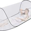 Large Pop Up Mosquito Tent, Portable Foldable Mosquito Net for Camping Bed Travel Patio (78 * 30 * 24inch)