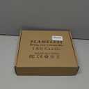 Flameless LED Pillar Candles with Remote Control and Timer, Battery Operated Flickering Electric Candles Set of 5, Crackle Design for Home Decor Wedding Party(D2.2'' x H5''/5''/6''/7''/8'')