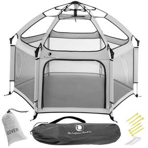 Pop 'N Go Baby Playpen Indoor Outdoor, Pack N Play Beach Tent Cosmic Gray