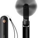 JISULIFE Portable Handheld Fan, Mini 3 In 1 with Rechargeable Battery, Personal Pocket Fan for Travel, Outdoor, USB Power Bank, Flashlight, Essential Ideal Gifts for Men/Women/Family/Friends 