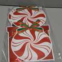 Christmas Yard Sign Set - Large Peppermint Candy Cane Yard Decorations with Stakes - Waterproof Outdoor Christmas Lawn Decor for Winter Holiday Party, Front Yard, Garden Pathway, Holiday Decor Accessories for Xmas Display