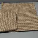 MIULEE Pack of 2 Outdoor Throw Pillow Covers Spring Decorative Farmhouse Square Waterproof Pillows for Tent Patio Garden Balcony Sofa, 18x18 Inch Yellow