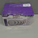 Kidde Hardwired Smoke & Carbon Monoxide Detector, 10-Year Battery Backup, Voice Alerts, Interconnectable LED Warning Light Indicators, 4 Pack